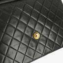 Chanel Medium Classic Single Flap Bag Black Quilted Lambskin With Gold-Toned Hardware