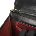 Chanel Medium Classic Single Flap Bag Dark Navy Quilted Lambskin Gold-Tone Hardware