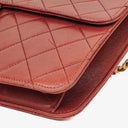 Chanel Medium Classic Single Flap Bag Burgundy Quilted Lambskin With Gold-Tone Hardware