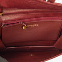 Chanel Medium Classic Single Flap Bag Burgundy Quilted Lambskin With Gold-Tone Hardware