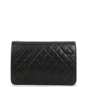 Chanel Medium Classic Vintage Black Quilted Lambskin Single Flap Bag With 24K Gold-Plated Hardware
