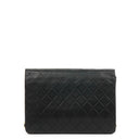 Chanel Medium Classic Vintage Black Quilted Lambskin Single Flap Bag With 24K Gold-Plated Hardware