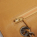 Chanel Medium Classic Vintage Double Flap Bag Beige Quilted Caviar Leather With Silver-Tone Hardware