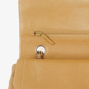 Chanel Medium Classic Vintage Double Flap Bag Beige Quilted Lambskin With Silver-Tone Hardware