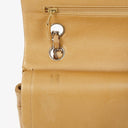 Chanel Medium Classic Vintage Double Flap Bag Beige Quilted Lambskin With Silver-Tone Hardware