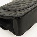 Chanel Medium Classic Vintage Double Flap Bag Black Quilted Lambskin 24K Gold-Plated Hardware