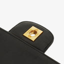 Chanel Medium Classic Vintage Double Flap Bag Black Quilted Lambskin 24K Gold-Plated Hardware