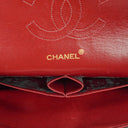 Chanel Medium Classic Vintage Double Flap Bag Black Quilted Lambskin 24K Gold-Plated Hardware