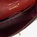 Chanel Small Classic Vintage Double Flap Bag Black Quilted Lambskin 24K Gold-Plated Hardware