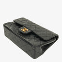 Chanel Small Classic Vintage Double Flap Bag Black Quilted Lambskin 24K Gold-Plated Hardware