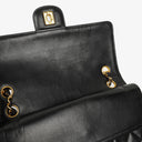Chanel Medium Classic Vintage Double Flap Bag Black Quilted Lambskin 24K Gold-Plated Hardware