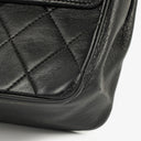 Chanel Medium Classic Vintage Double Flap Bag Black Quilted Lambskin 24K Gold-Plated Hardware
