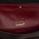 Chanel Medium Classic Vintage Double Flap Bag Black Quilted Lambskin With 24K Gold-Plated Hardware