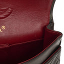 Chanel Medium Classic Vintage Double Flap Bag Black Quilted Lambskin With 24K Gold-Plated Hardware