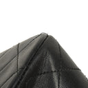 Chanel Medium Classic Vintage Double Flap Bag Black Quilted Lambskin With 24K Gold-Plated Hardware