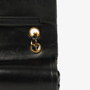 Chanel Medium Classic Vintage Double Flap Bag Black Quilted Lambskin With 24K Gold-Plated Hardware