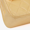 Chanel Medium Classic Vintage Double Flap Bag Neutral Beige Quilted Lambskin 24K Gold-Plated Hardware