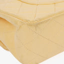 Chanel Medium Classic Vintage Double Flap Bag Neutral Beige Quilted Lambskin 24K Gold-Plated Hardware