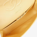 Chanel Medium Classic Vintage Double Flap Bag Neutral Beige Quilted Lambskin 24K Gold-Plated Hardware