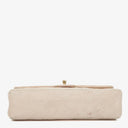 Chanel Medium Classic Vintage Double Flap Bag Suede 24K Gold-Plated Hardware