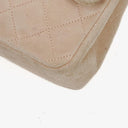 Chanel Medium Classic Vintage Double Flap Bag Suede 24K Gold-Plated Hardware