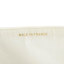 Chanel Medium Classic Vintage Double Flap Bag White Quilted Lambskin 24K Gold-Plated Hardware