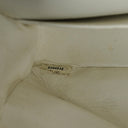 Chanel Medium Classic Vintage Double Flap Bag White Quilted Lambskin 24K Gold-Plated Hardware