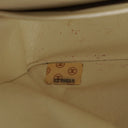 Chanel Medium Classic Vintage Double Flap Bag White Quilted Lambskin 24K Gold-Plated Hardware