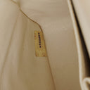 Chanel Medium Classic Vintage Double Flap Bag White Quilted Lambskin 24K Gold-Plated Hardware
