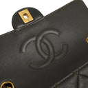 Chanel Medium Classic Vintage Single Flap Bag Quilted Lambskin 24K Gold-Plated Hardware