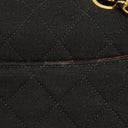 Chanel Medium Classic Vintage Single Flap Bag Quilted Lambskin And Jersey 24K Gold-Plated Hardware