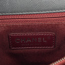 Chanel Medium Coco Handle Grey Quilted Caviar Leather Handle Bag