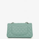 Chanel Medium Double Flap Bag Quilted Caviar Leather With Silver-Tone Hardware