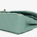 Chanel Medium Double Flap Bag Quilted Caviar Leather With Silver-Tone Hardware