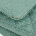 Chanel Medium Double Flap Bag Quilted Caviar Leather With Silver-Tone Hardware