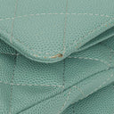 Chanel Medium Double Flap Bag Quilted Caviar Leather With Silver-Tone Hardware