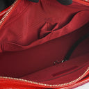 Chanel Medium Gabrielle Hobo Burgundy Quilted Felt And Navy Calfskin Bag With Gold-Tone, Silver And Aged Silver Hardware