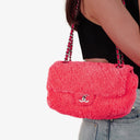 Chanel Medium Quilted Terry Cloth Coco Beach Flap Bag