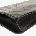 Chanel Medium Single Flap Bag Black Quilted Lambskin With Gold-Tone Hardware