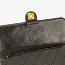 Chanel Medium Single Flap Bag Black Quilted Lambskin With Gold-Tone Hardware