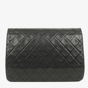 Chanel Meduim Classic Single Flap Bag Black Quilted Lambskin With 24K Gold-Plated Hardware