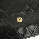 Chanel Meduim Classic Single Flap Bag Black Quilted Lambskin With 24K Gold-Plated Hardware