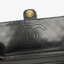 Chanel Meduim Classic Single Flap Bag Black Quilted Lambskin With 24K Gold-Plated Hardware