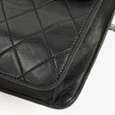 Chanel Meduim Classic Single Flap Bag Black Quilted Lambskin With 24K Gold-Plated Hardware