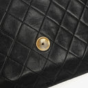 Chanel Meduim Classic Single Flap Bag Black Quilted Lambskin With 24K Gold-Plated Hardware