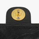 Chanel Meduim Classic Single Flap Bag Black Quilted Lambskin With 24K Gold-Plated Hardware