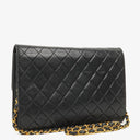 Chanel Meduim Classic Single Flap Bag Black Quilted Lambskin With 24K Gold-Plated Hardware