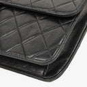 Chanel Meduim Classic Single Flap Bag Black Quilted Lambskin With 24K Gold-Plated Hardware