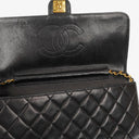 Chanel Meduim Classic Single Flap Bag Black Quilted Lambskin With 24K Gold-Plated Hardware