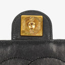 Chanel Meduim Classic Single Flap Bag Black Quilted Lambskin With 24K Gold-Plated Hardware
